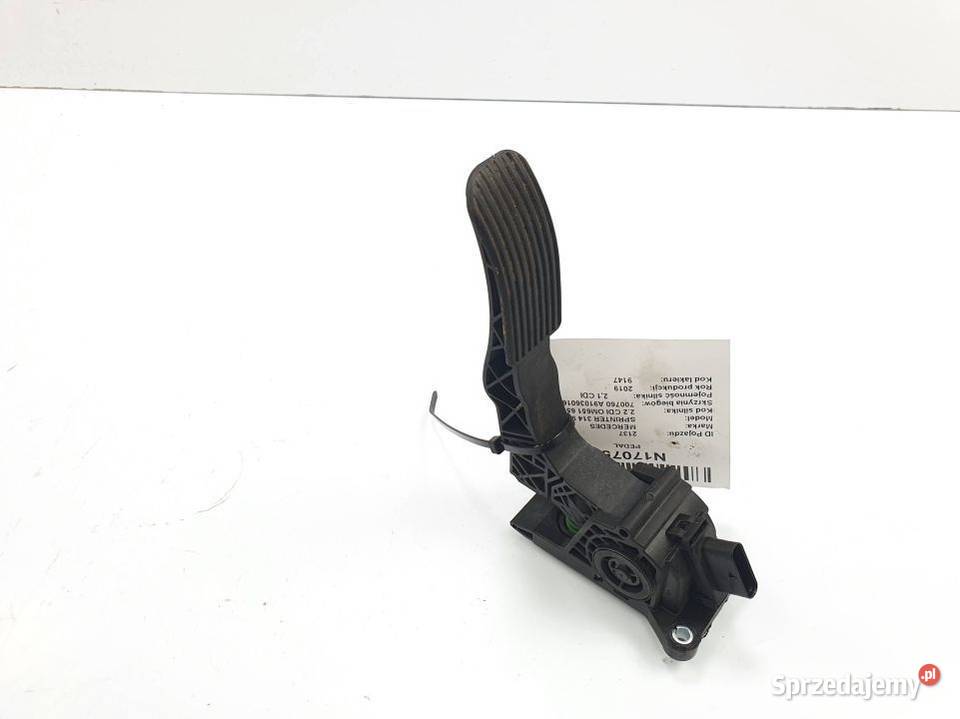 PEDAŁ MERCEDES SPRINTER 314 910 A9073010200 Lipno