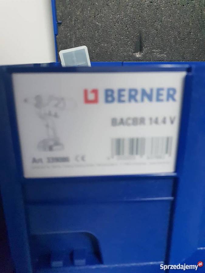Nitownica akumulatorowa 14 4v nowa berner Elektryczne Namysłów