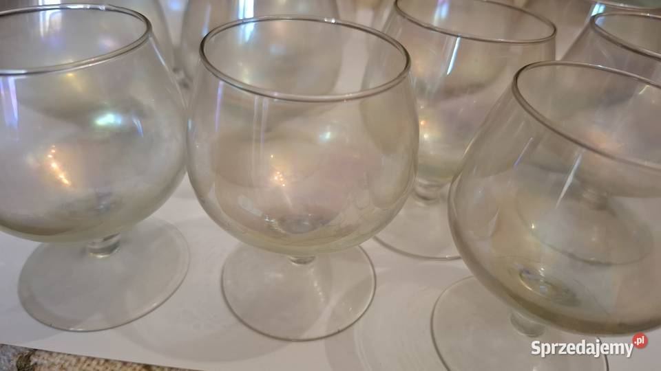 Lampki do alkoholu z tęczową poświatą PRL 11 Lublin