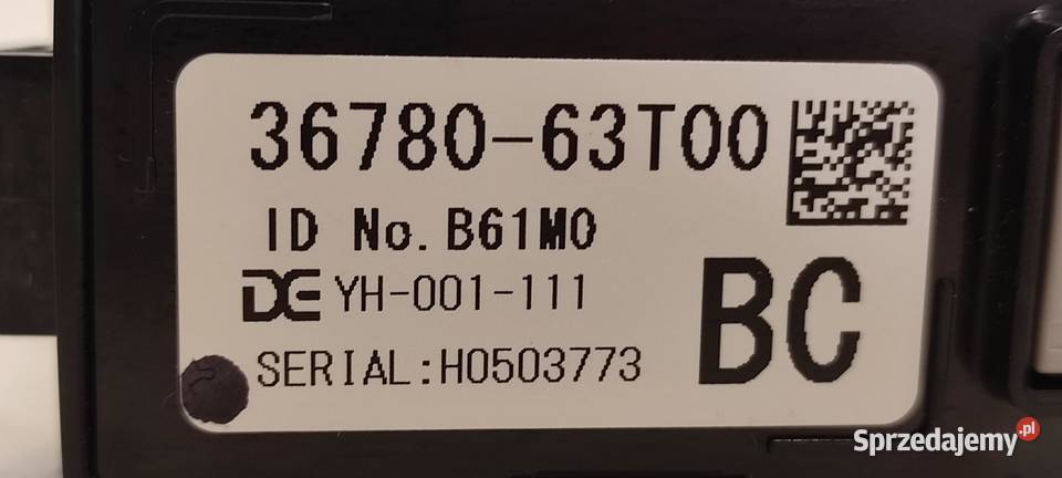 SUZUKI SX4 SCROSS STEROWNIK KOMFORTU 3678063T00 sprzedam