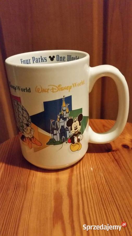 Bialy kubek Walt Disney World GRANDPA Puławy