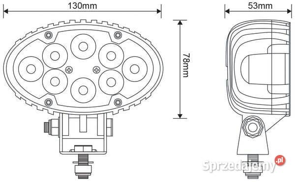 Lampa robocza LED owalna 24W 1920 lm 1030V małopolskie Kamionna sprzedam