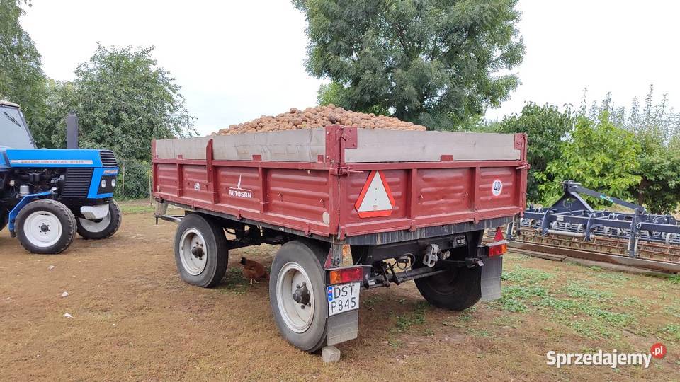 Przyczepa rolnicza sztywna d732 d46 d47 Strzelin