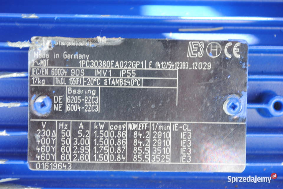 Pompa do wody KSB z silnikiem 15kw 2910obrmin Kargowa