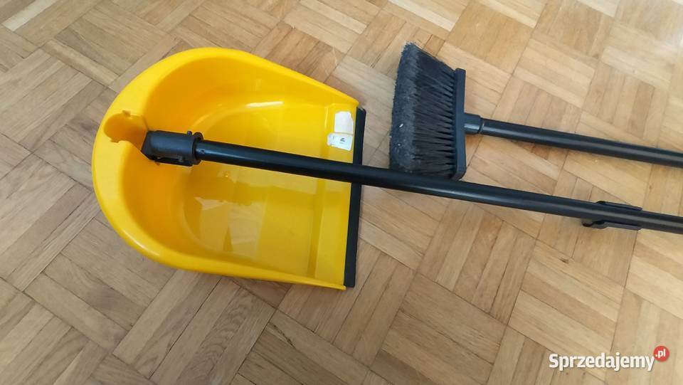 Szczotka zmiotka z szufelką na długim kijku Warszawa sprzedam