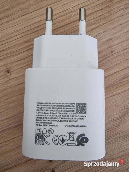 Ładowarka Sieciowa do Samsung USB C 25W EPTA800 Sosnowiec
