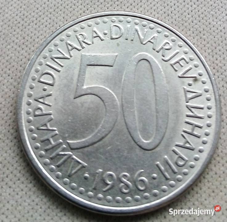 JUGOSŁAWIA50 DINARÓW1986 r mazowieckie Legionowo