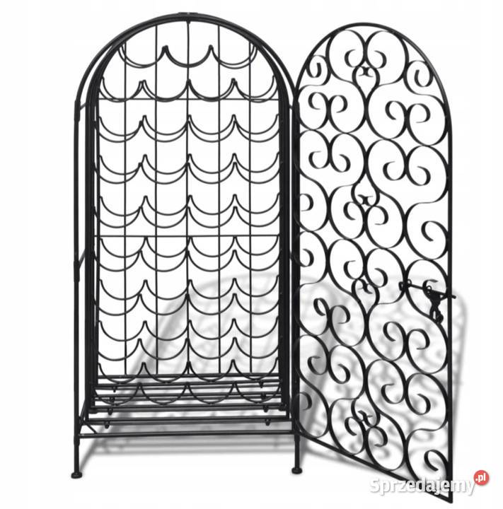 Metalowy stojak na 35 butelek wina śląskie Poręba sprzedam