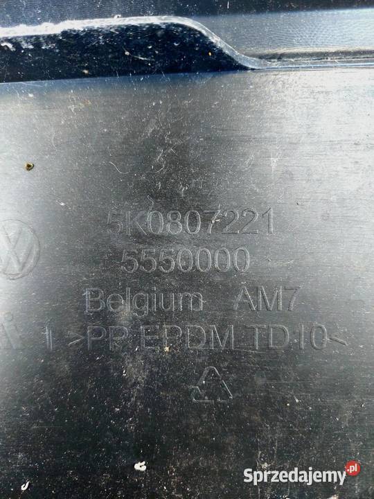 Zderzak przedni Volkswagen Golf VI 5K0807221 PDC Zderzaki Wejherowo