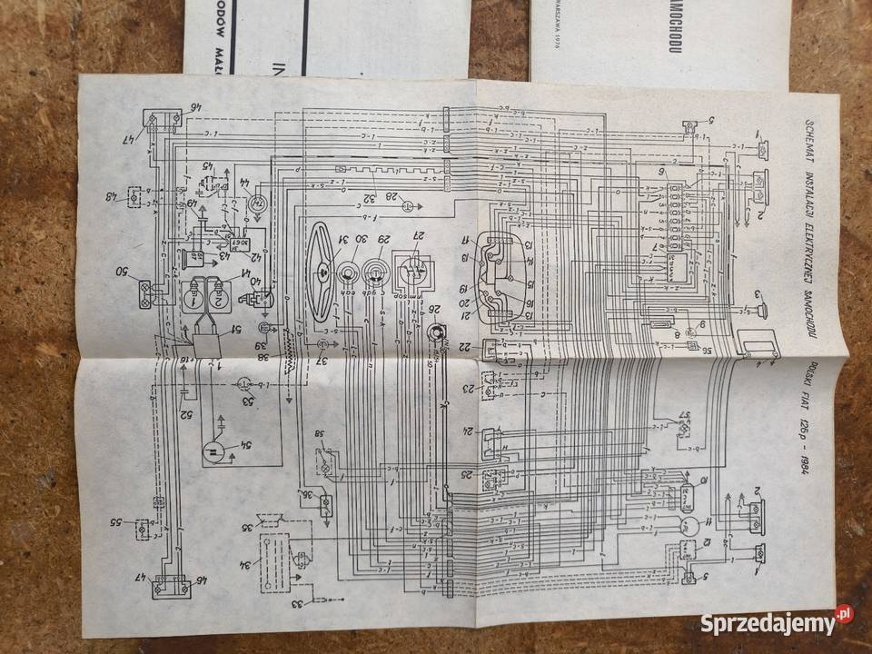 Instrukcja obsługi fiat 126p plus schemat Radomsko