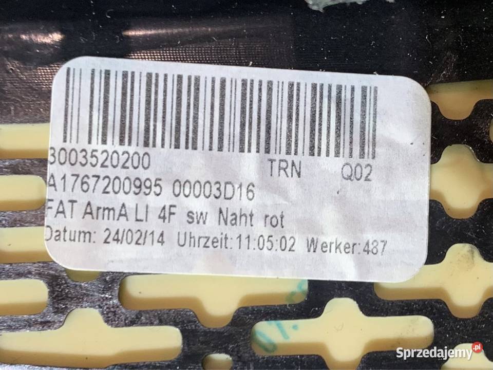 Podłokietnik drzwi lewy p A1767200995 mercedes Szczecin