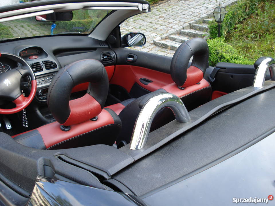 Peugeot 206 CC Bezwypadkowy Oryginalny przebieg elektryczne lusterka śląskie Wisła