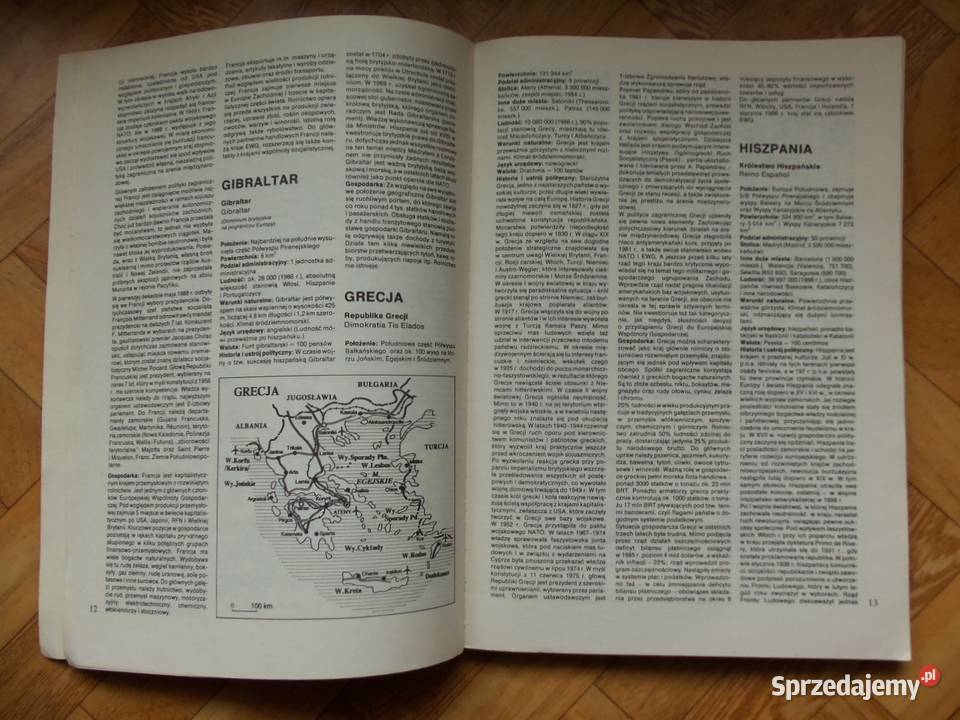 Atlas świata polityczny 1988 Głuchołazy