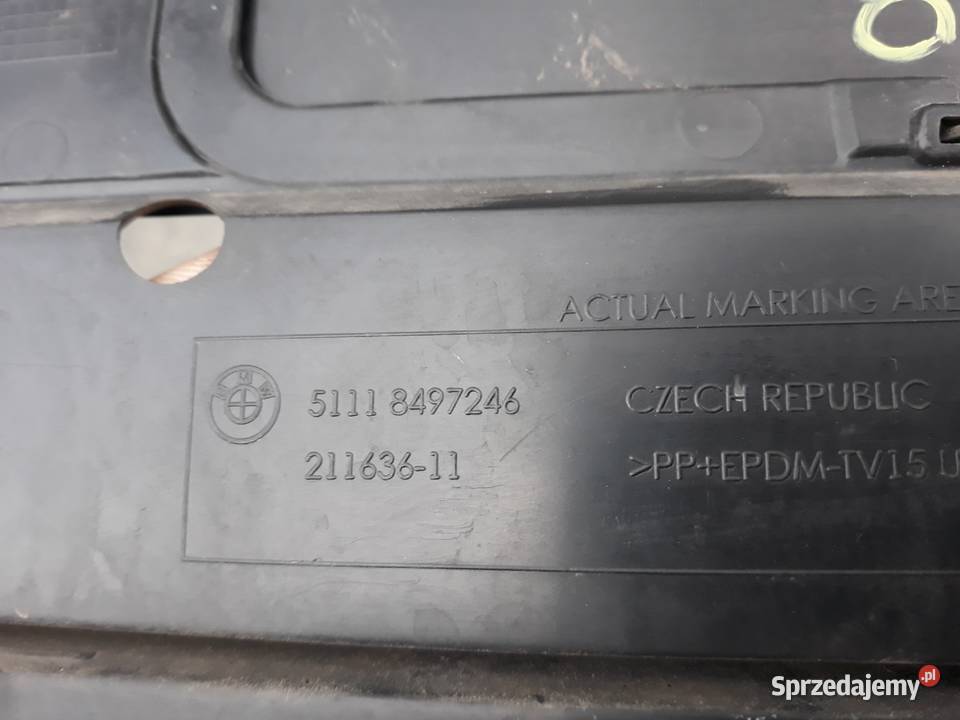 BMW X1 F48 LIFT KRATKA PRAWA ZDERZAKA PRZÓD Międzychód sprzedam