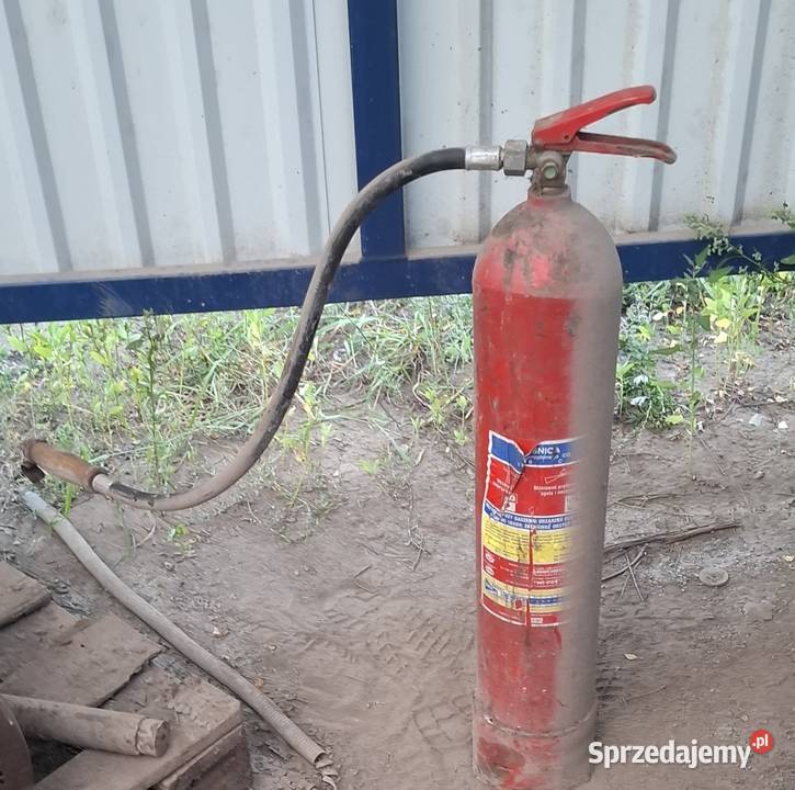 Pusta gaśnica CO2 5 z zaworem Apteczki, gaśnice, trójkąty Żuromin sprzedam