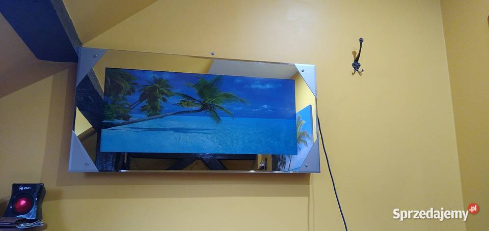 Obraz retro z dźwiękiem świecący 8widoków palmy mazowieckie Legionowo sprzedam