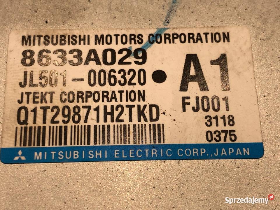 MODUŁ WSPOMAGANIA MITSUBISHI MIRAGE SPACE STAR Pompy wspomagania Części samochodowe sprzedam