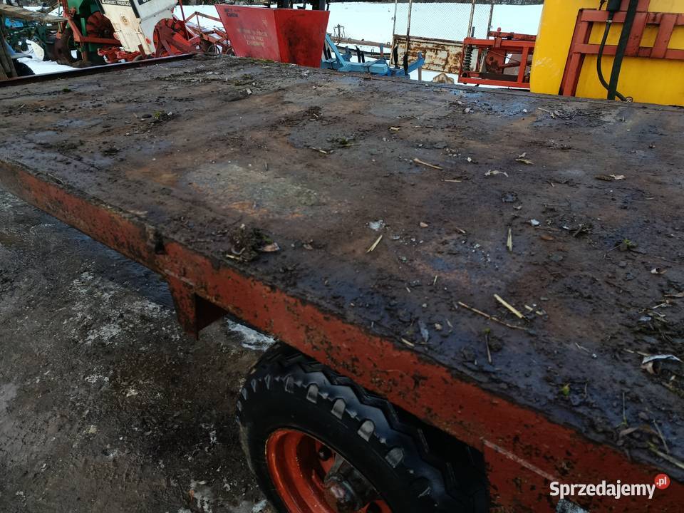 Platforma rama z rozrzutnika przyczepa kiper Rozrzutniki obornika Limanowa sprzedam