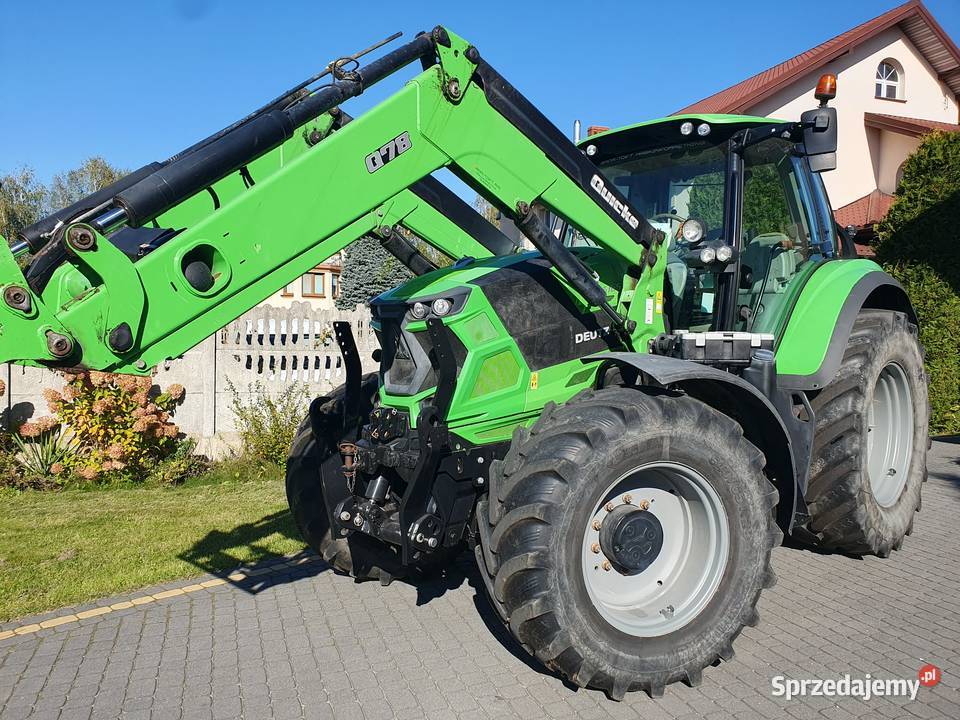 Ciągnik DeutzFahr 6165 z ładowaczem Quicke Q78 Łomża