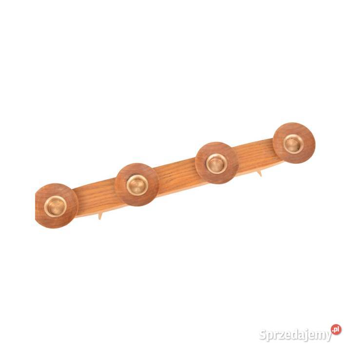 Jesionowy świecznik na małe świece Niemcy lata mazowieckie Warszawa sprzedam