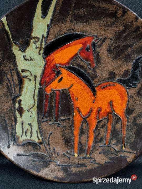 Ceramiczny Talerz Ścienny RuschaKeramik Poddębice