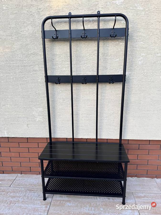Wieszak przedpokój półka na buty Ikea metalowa
