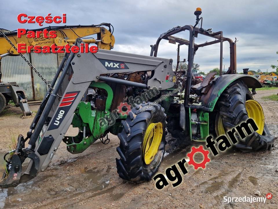 John Deere 6320 części silnik skrzynia biegów Byków