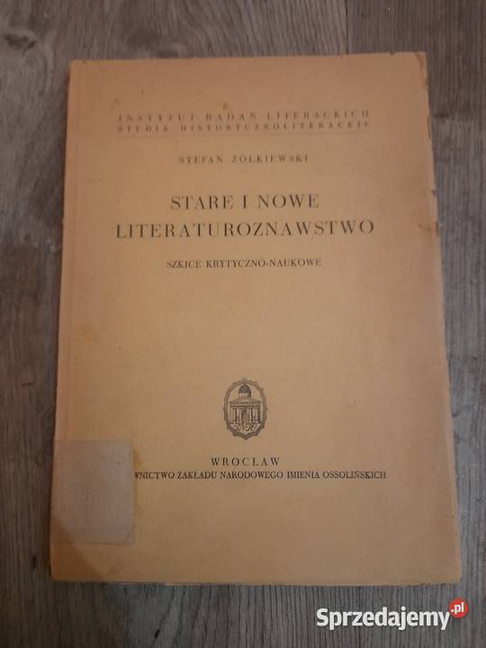 Stare i nowe literaturoznawstwo 1950 r wielkopolskie Poznań