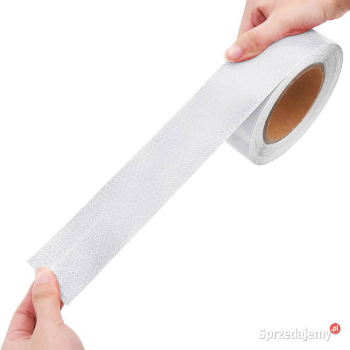 Taśma odblaskowa biały 5 x 20 m PVC WM153116 Warszawa