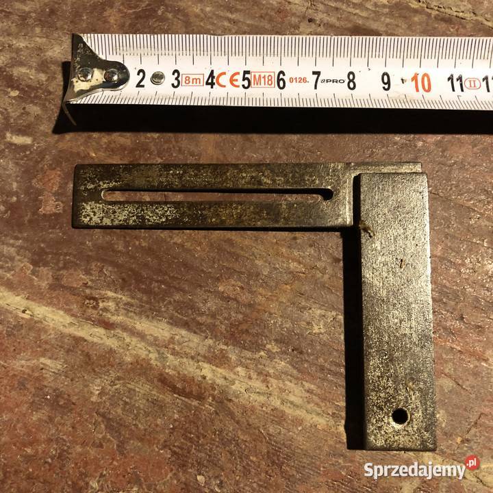 Stalowy stary precyzyjny kątomierze brytyjski Poznań