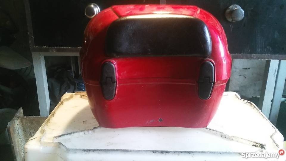 Kufer do skutera z oparciem Elementy nadwozia Części motocyklowe Miastków Kościelny