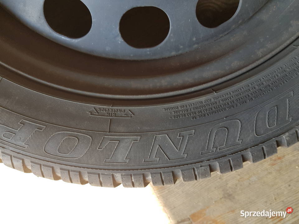 komplet opon zimowych dunlop 20555r16 mazowieckie Warszawa sprzedam