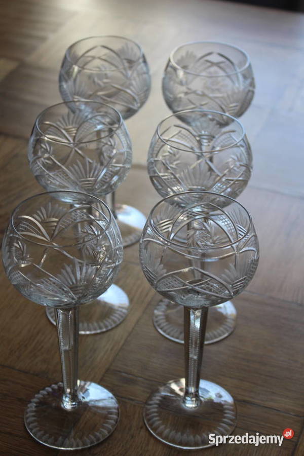kieliszki do wina z okresu prl 6 Antyki, Sztuka, Kolekcje Kalisz sprzedam