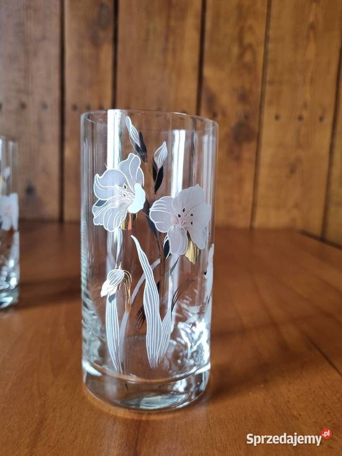 Szklanki w kwiaty 4 Szklanki i kufle Warszawa