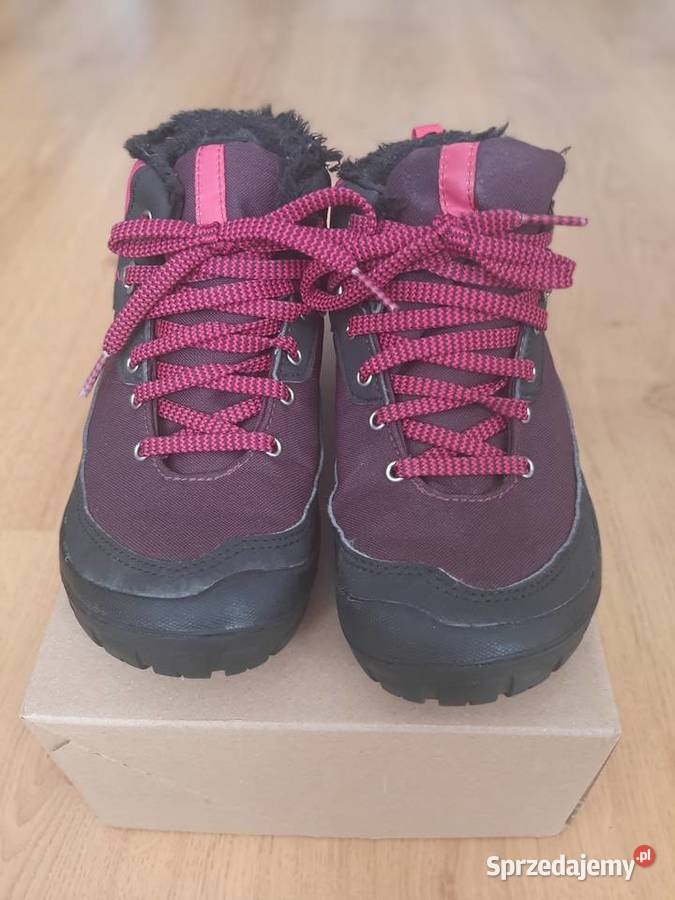 Buty zimowe r34 Quechua Decathlon Trzewiki i półbuty Rawicz sprzedam
