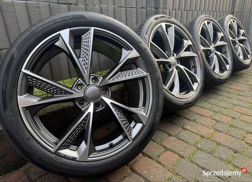 19 Audi A4 A5 A6 koła felgi komplet 5x112 ET45 wielkopolskie Lubasz