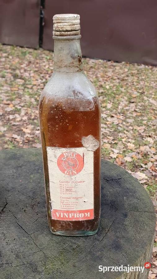 Stary kolekcjonerski alkohol dry gin vinprom Pozostałe Warszawa
