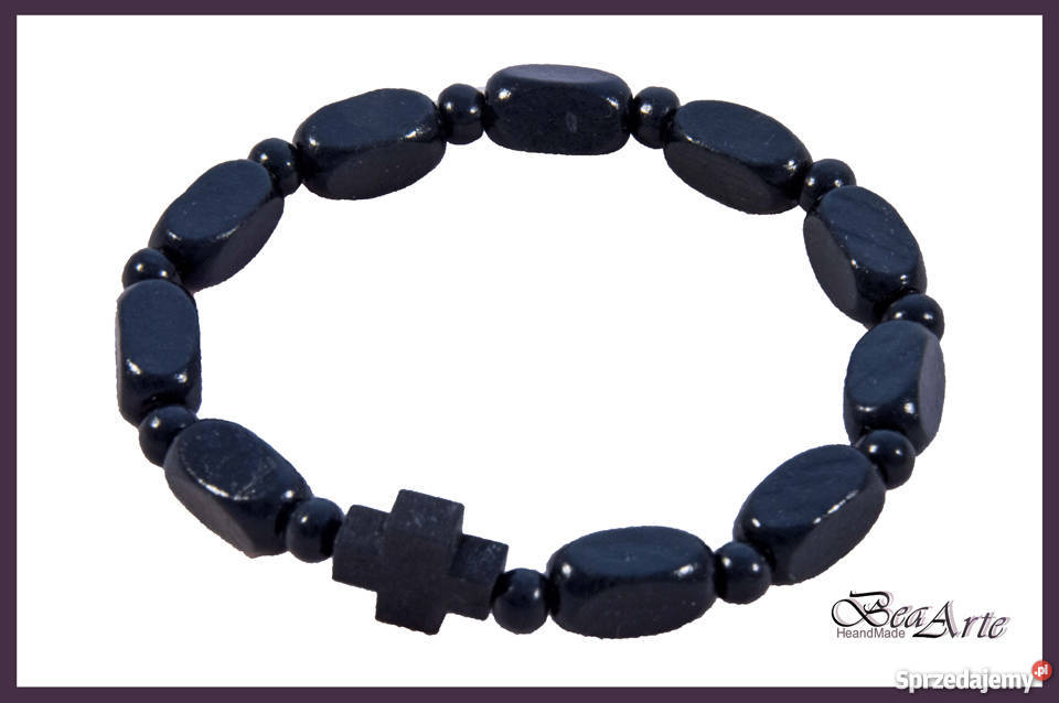 Różaniec dziesiątka bransoletka męska drewniana Łysa Góra