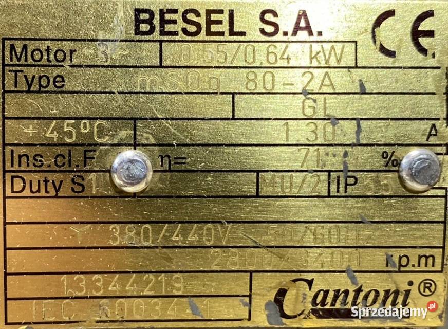 silnik elektryczny mSOG 802A 055kW 2800obr Pigża sprzedam