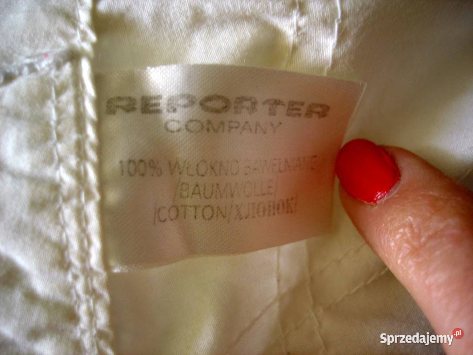 Modna biała spódnica firmy Reporter S Inny materiał Bochnia