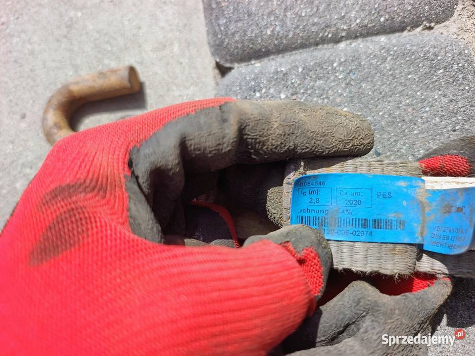 Pasy transportowe LOHR wąski 35 mm 2 sztuki i sprzedam