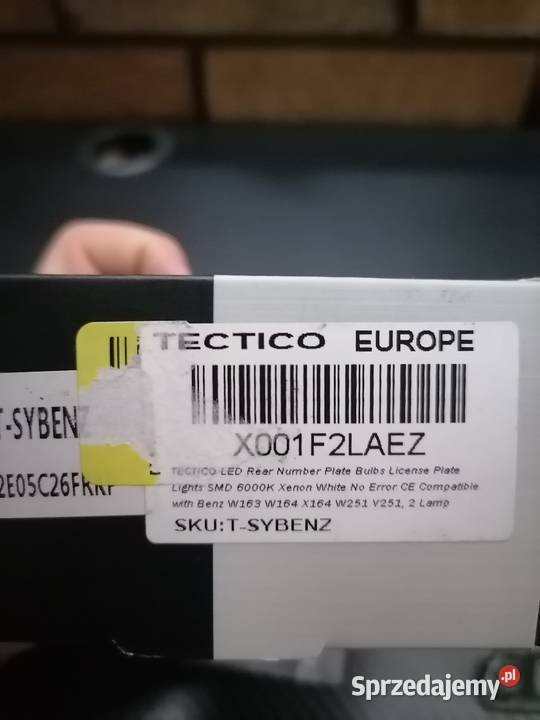 Lampki tablicy rejestracyjnej mercedes w163 w164 środek świętokrzyskie Łatanice