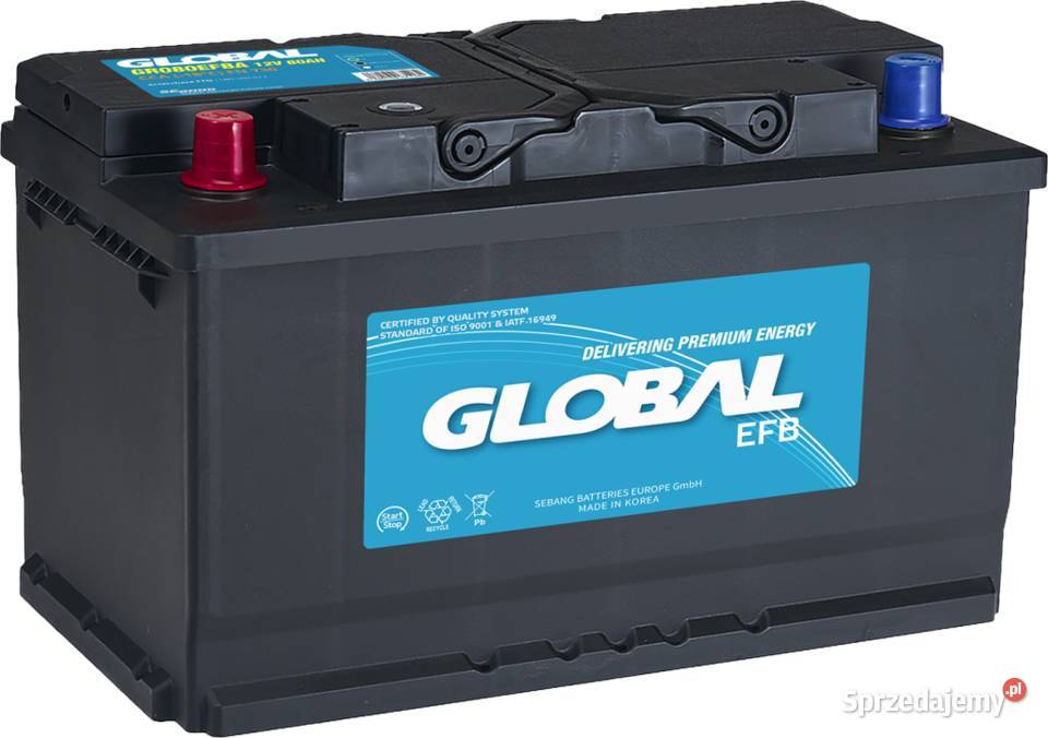 Akumulator 80Ah 730A EFB GLOBAL Sienkiewicza 20 Mława