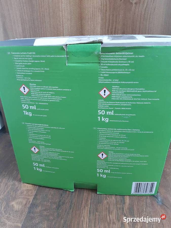 Crelando Zestaw kreatywny do wykonania liter z Warszawa