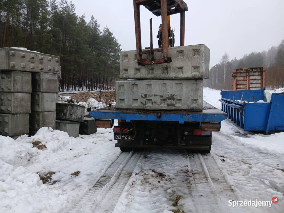 kloce betonowe lego mur oporowy bloki betonowe Wejherowo