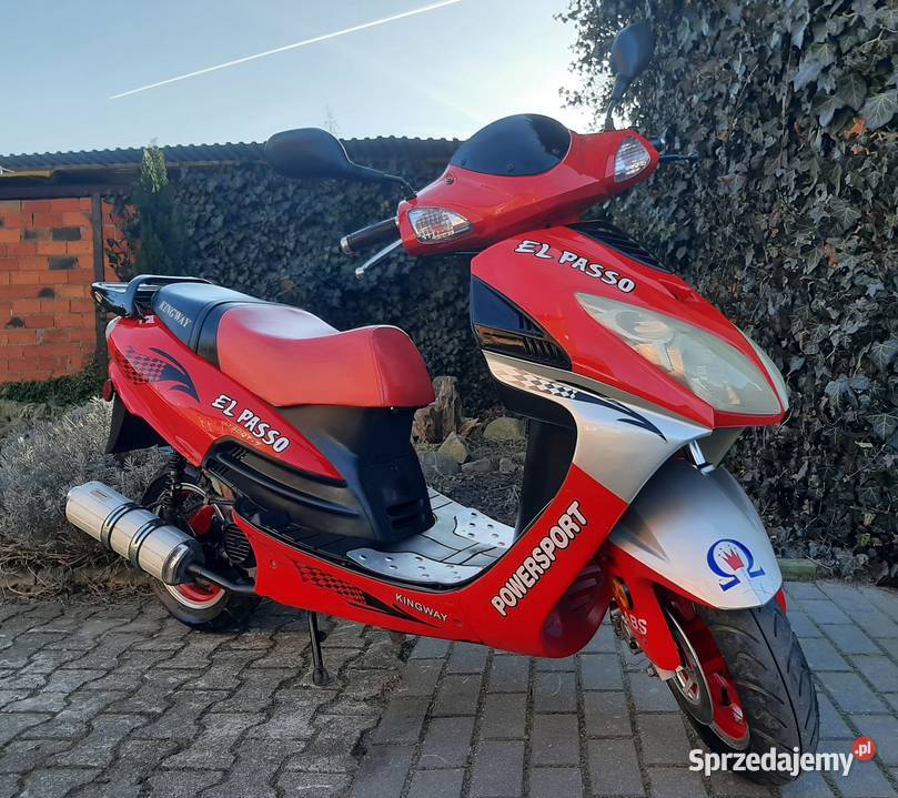 Zadbany duży skuter Kingway EL PASSO 50 4t 2009r Tuczno sprzedam