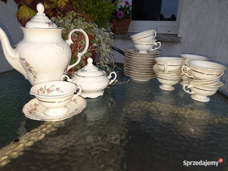 Prześliczny komplet kawowy Zawadzkie
