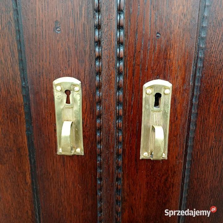 Stylowa Bieliźniarka Secesyjna z Witrażami Meble Suchorzew