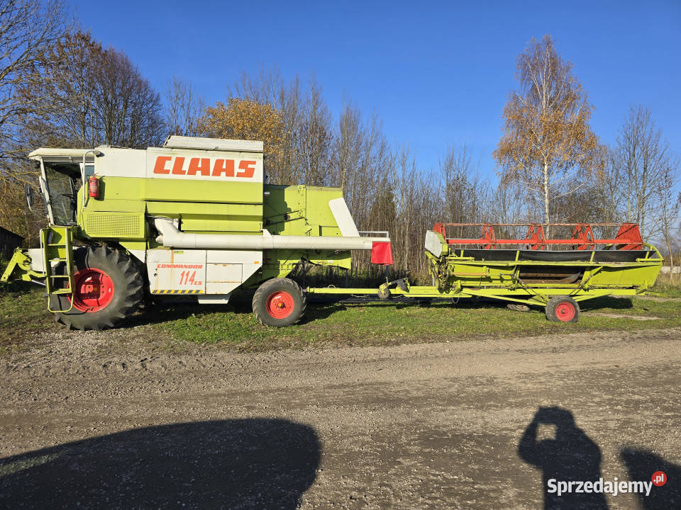 Kombajn CLAAS COMMANDOR 114 CS heder z wózkiem uszkodzony Jarkowo