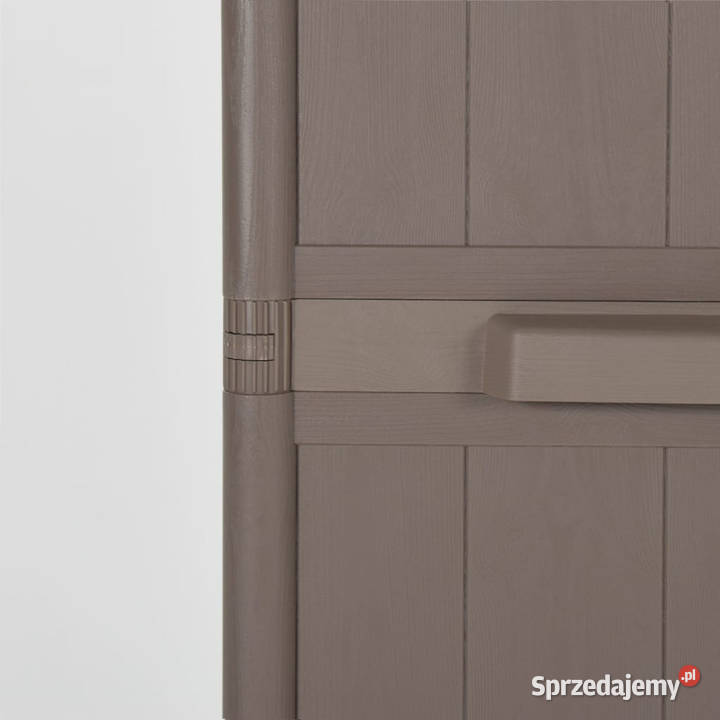 Szafka ogrodowa brązowa 65x45x172 PP stylizowane Pozostałe